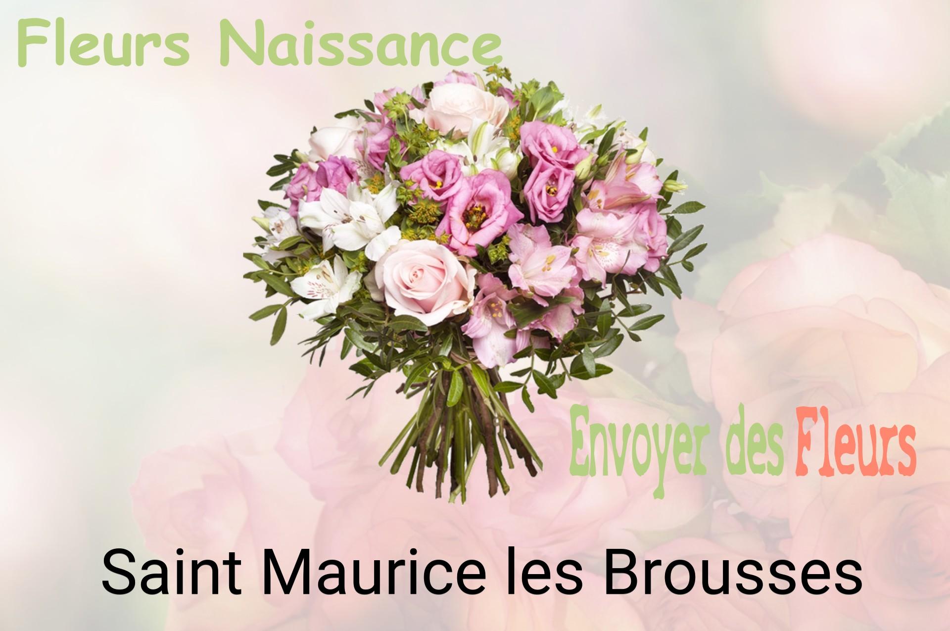 Bouquet de fleurs de naissance livré à Saint-Maurice-les-Brousses